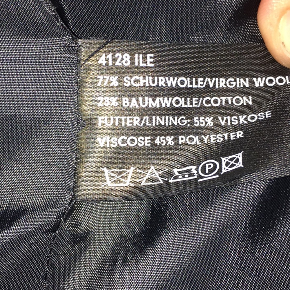 Annette Gortz  Italian made long merino wool  strucxtured sweater jacket… - Picture 6 of 8